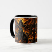 Sensenmann-Biker Tasse (Vorderseite Links)
