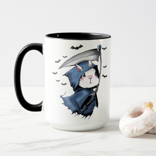 Sensenmann Bunny Tasse (Mit Donut)