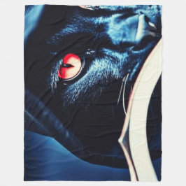 Sensenmann Cat Fleecedecke