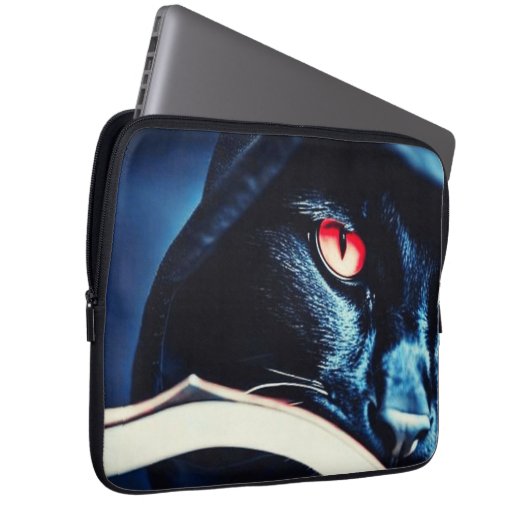 Sensenmann Cat Laptopschutzhülle (Vorne Rechts)