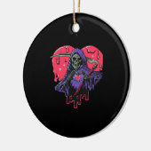 Sensenmann Classic Keramik Ornament (Links)