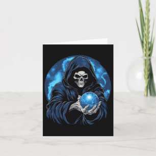 Sensenmann Death Skeleton Halloween Karte