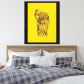 Sensenmann - Der Tod Leinwanddruck (Insitu (Schlafzimmer))