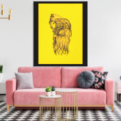 Sensenmann - Der Tod Leinwanddruck (Insitu (Wohnzimmer))