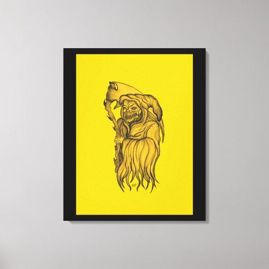 Sensenmann - Der Tod Leinwanddruck (Vorderseite)