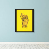 Sensenmann - Der Tod Leinwanddruck (Insitu (Holzboden))