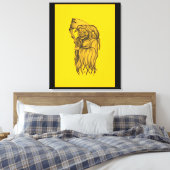 Sensenmann - Der Tod Leinwanddruck (Insitu (Schlafzimmer))