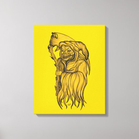 Sensenmann - Der Tod Leinwanddruck (Vorderseite)