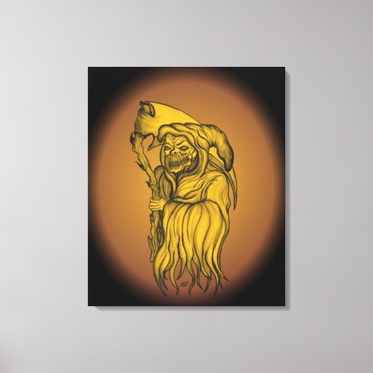 Sensenmann - Der Tod Leinwanddruck (Vorderseite)