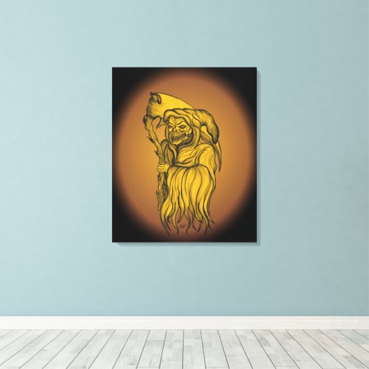 Sensenmann - Der Tod Leinwanddruck (Insitu (Holzboden))