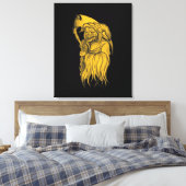 Sensenmann - Der Tod Leinwanddruck (Insitu (Schlafzimmer))