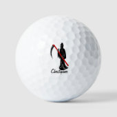 Sensenmann-Design Golfball (Vorderseite)
