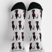 Sensenmann-Design Socken (Oben)