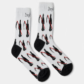 Sensenmann-Design Socken (Rechts)