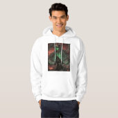 Sensenmann dunkle Gothic-Kunst Hoodie (Vorne ganz)