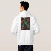 Sensenmann dunkle Gothic-Kunst Hoodie (Schwarz voll)