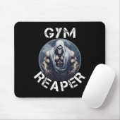 Sensenmann Fitness Halloween Skeleton Workout Body Mousepad (Mit Mouse)