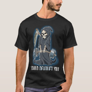 Sensenmann Fitnessstudio Krafttraining Ich Könnte T-Shirt