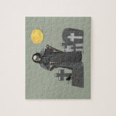Sensenmann-Friedhof Puzzle (Vertikal)