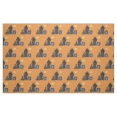 Sensenmann-Friedhof Stoff (Fat Quarter (45,7 x 55,9 cm))