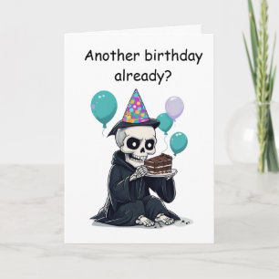 Sensenmann Geburtstag Lustig Alter Humor Geschenk Karte