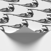 Sensenmann Geschenkpapier (Ecke)