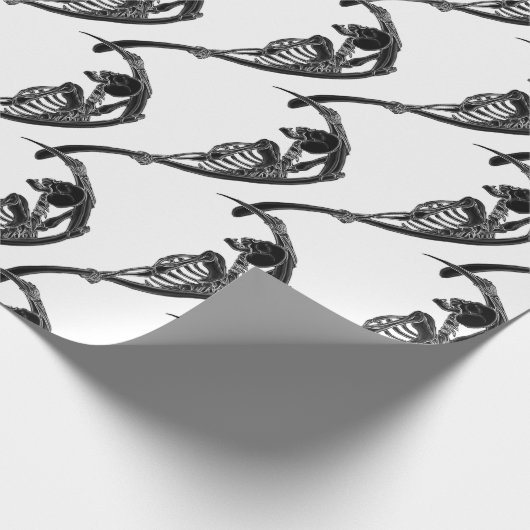 Sensenmann Geschenkpapier (Ecke)