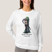 Sensenmann Girl T-Shirt (Vorderseite)