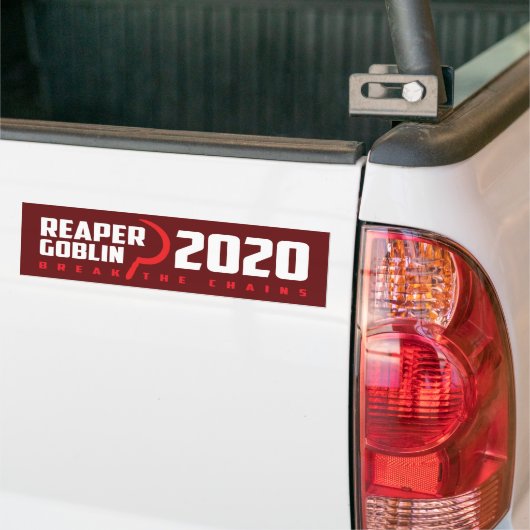 Sensenmann/Goblin 2020 Roter Autoaufkleber (Auf Lkw)