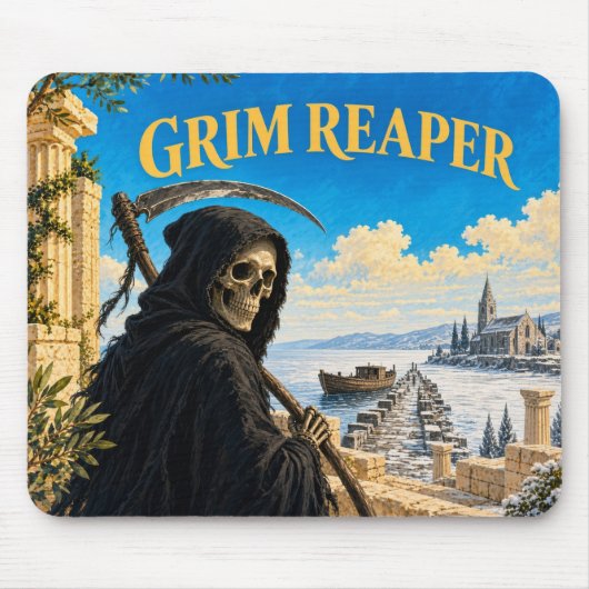Sensenmann, Gothic Fantasy Monster Mousepad (Vorne)