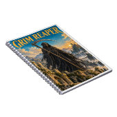 Sensenmann, Gothic-Fantasymonster Notizblock (Rechte Seite)