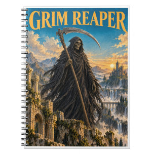 Sensenmann, Gothic-Fantasymonster Notizblock