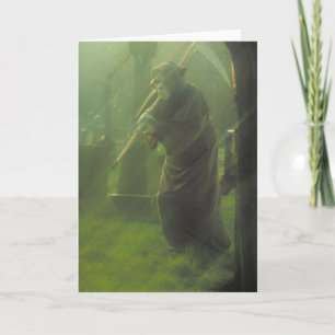 Sensenmann-Grußkarte Karte