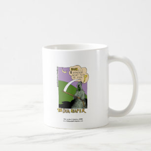 Sensenmann Halloween Lustiger Cartoon Kaffeebecher Kaffeetasse