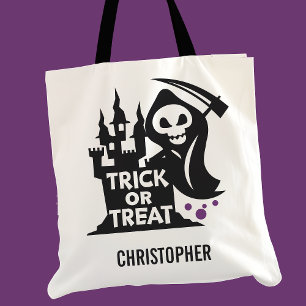 Sensenmann Halloween Personalisierte Süßigkeiten o Tasche