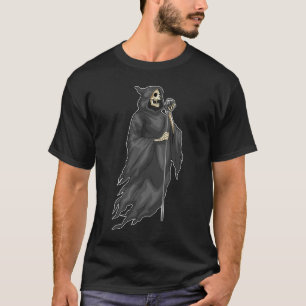 Sensenmann Halloween Singer T-Shirt