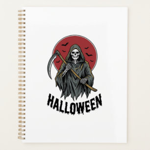 Sensenmann Halloween Vintage Gravur Kunst_1 Planer