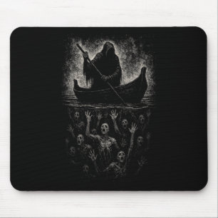 Sensenmann Horror Goth Charon Hades Underworld Myt Mousepad