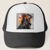 Sensenmann - Hut Truckerkappe (Vorderseite)