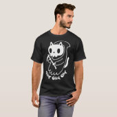 Sensenmann-Katze T-Shirt (Vorne ganz)