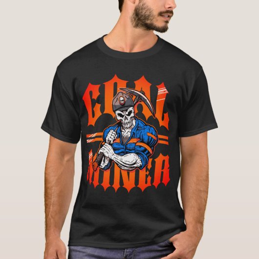 SENSENMANN-KOHLENMINIERENDE T-Shirt (Vorderseite)
