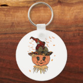 Sensenmann-Kopf von Scarecrow Pumpkin und Fall von Schlüsselanhänger (Vorderseite)