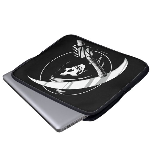 Sensenmann Madness Notebook-Abdeckung Laptopschutzhülle (Vorne Knopf)