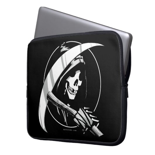 Sensenmann Madness Notebook-Abdeckung Laptopschutzhülle (Vorderseite Links)