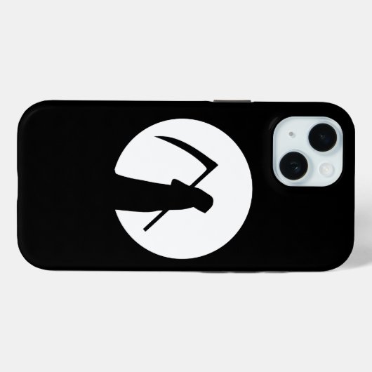 Sensenmann mit Scythe Case-Mate iPhone Hülle (Rückseite (Horizontal))