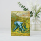 Sensenmann mit Sickle (nach Millet), Van Gogh Fine Postkarte (Stehend Vorderseite)