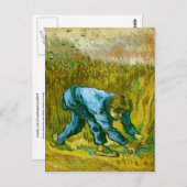 Sensenmann mit Sickle (nach Millet), Van Gogh Fine Postkarte (Vorne/Hinten)