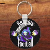 Sensenmann Nichtbinärer Schlüsselanhänger (Vorderseite)