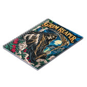 Sensenmann, Paper Cut Monster Notizblock (Linke Seite)