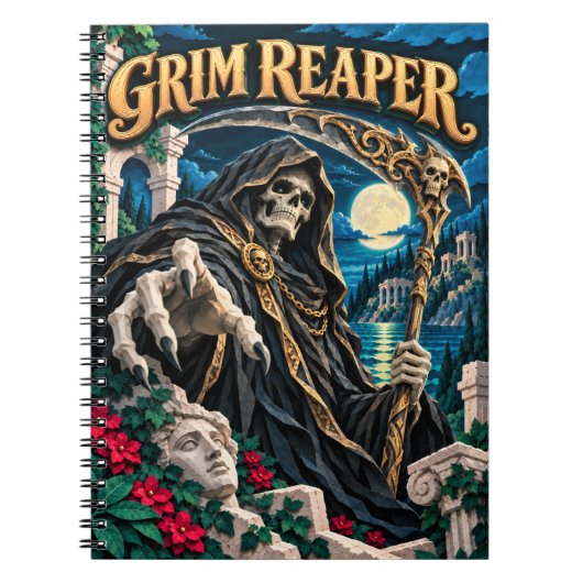 Sensenmann, Paper Cut Monster Notizblock (Vorderseite)